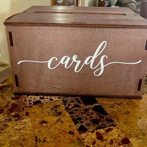 Wedding card box